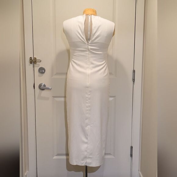 EUC Stunning Tahari L White Midi Pencil Dress - SEE SIZE NOTES - Picture 6 of 8